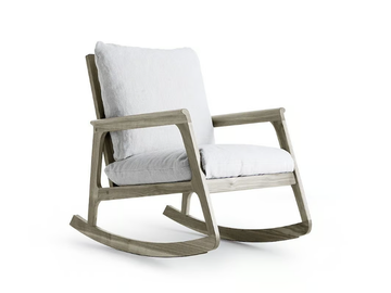 MOMENTO T-602 - Rocking armchair with armrests by Dale Italia - view 2